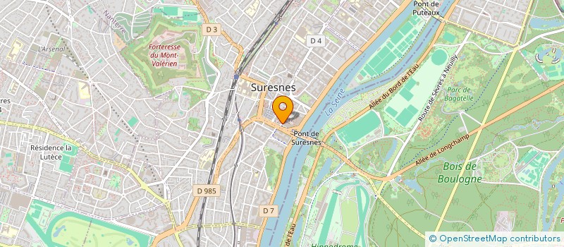 localisation de l'entreprise INTERACTION MEDIA COMMUNICATION à SURESNES