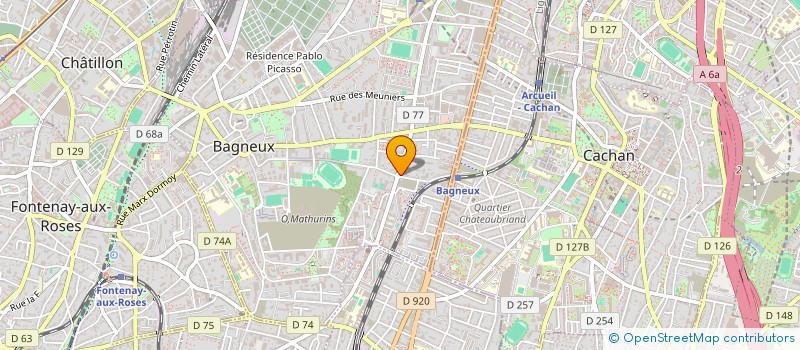 localisation de l'entreprise INTERACTION RESEAU MUSIQUE à BAGNEUX