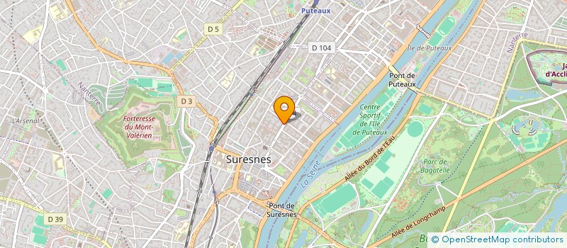 localisation de l'entreprise INTERACTION SANTE à SURESNES