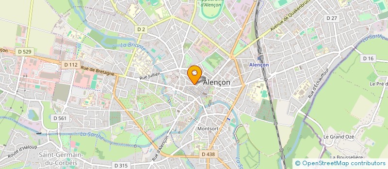 localisation de l'entreprise INTERACTION SCIENTIFIQUE à ALENCON