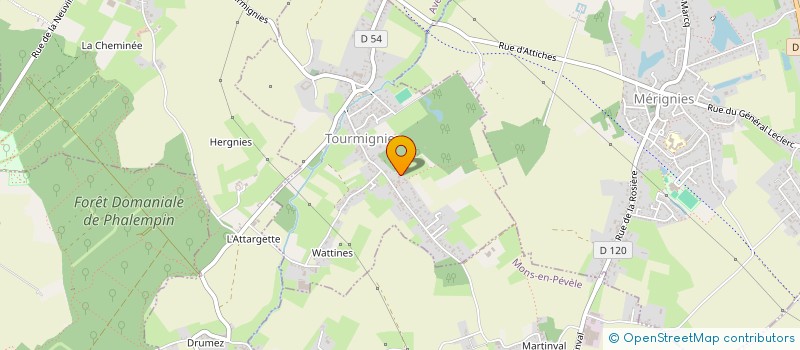 localisation de l'entreprise INTERACTIONS à TOURMIGNIES