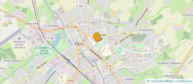 localisation de l'entreprise INTERACTIONS à FLERS