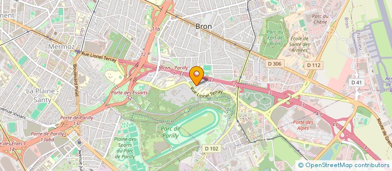 localisation de l'entreprise INTERACTIONS POUR LE DEVELOPPEMENT à BRON