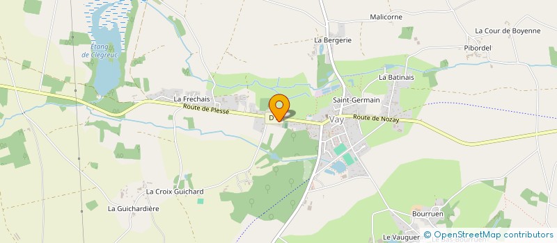 localisation de l'entreprise INTERACTIVE DECO  VAY