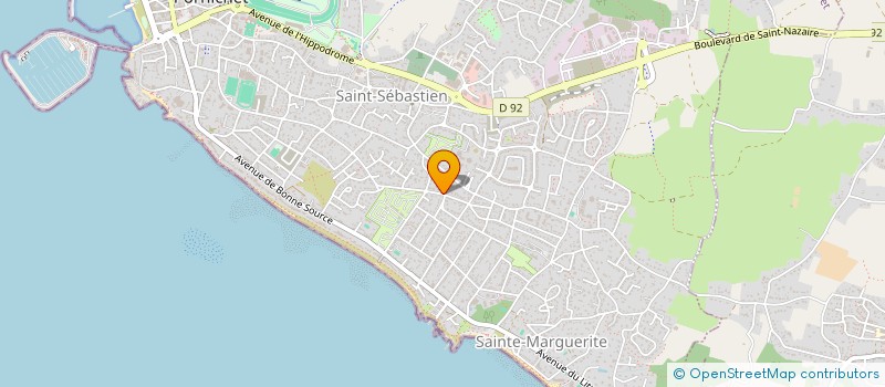 localisation de l'entreprise INTERACTIVE IMMO à PORNICHET