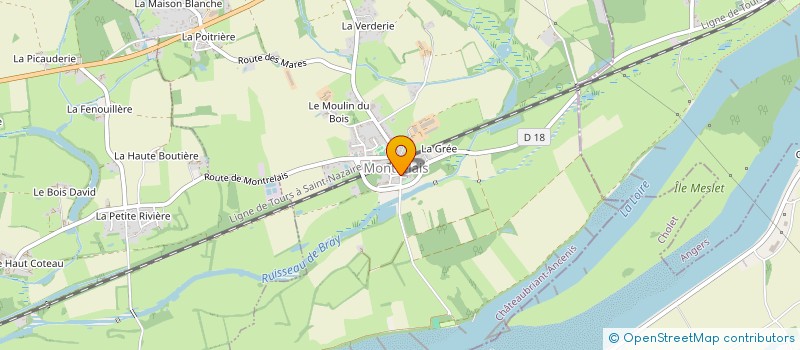 localisation de l'entreprise INTERACTIVE TECHNIQUE  MONTRELAIS