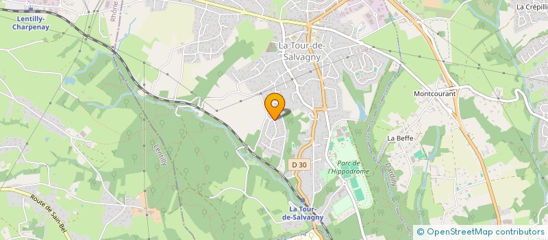 localisation de l'entreprise INTERACTIVEFAR:FORMER AUTOMOB RESPONSABL  LA TOUR-DE-SALVAGNY