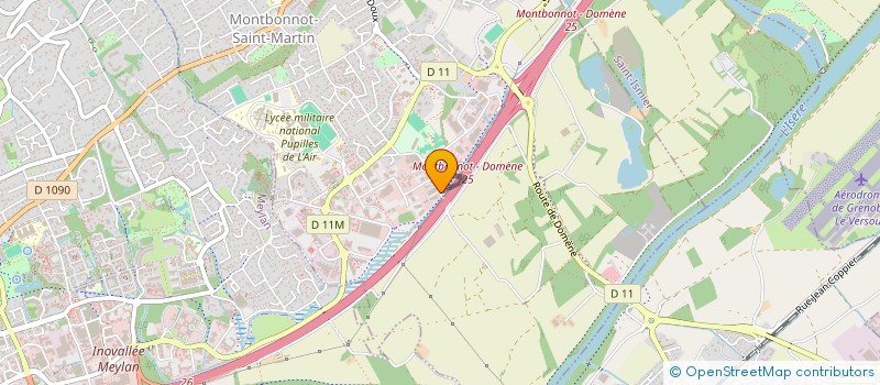localisation de l'entreprise INTERACTIVITE VIDEO ET SYSTEMES à MONTBONNOT-SAINT-MARTIN