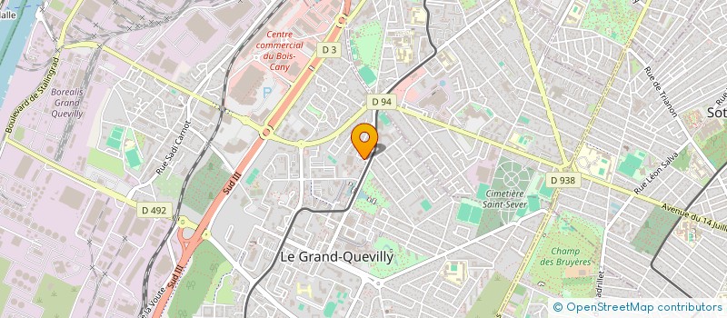 localisation de l'entreprise INTERACTO à LE GRAND-QUEVILLY