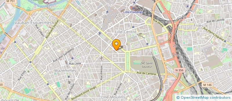 localisation de l'entreprise INTERAGIR à LILLE