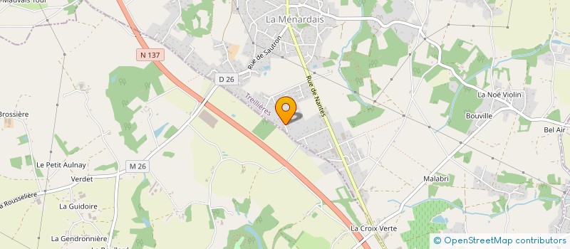 localisation de l'entreprise INTERALLIANCE à TREILLIERES