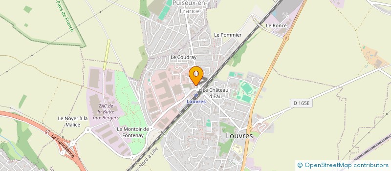 localisation de l'entreprise INTERAMA à LOUVRES
