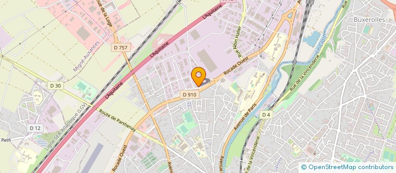 localisation de l'entreprise INTERAMBU  POITIERS