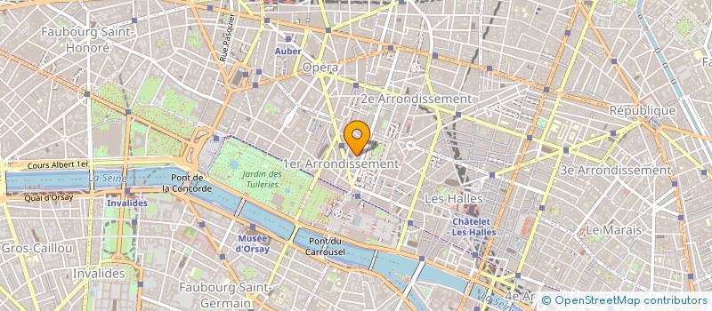localisation de l'entreprise INTERAPPEL à PARIS