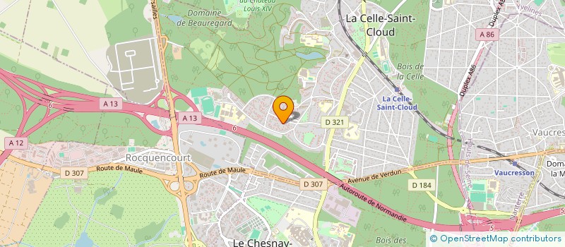 localisation de l'entreprise INTERBAT à LA CELLE-SAINT-CLOUD