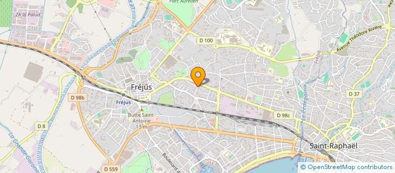 localisation de l'entreprise INTERBATIR à FREJUS