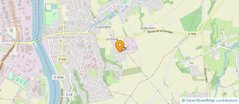 localisation de l'entreprise INTERBIO à FRANS