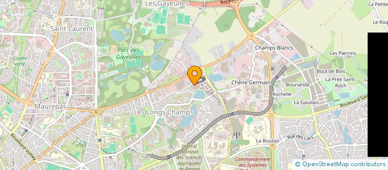 localisation de l'entreprise INTERBIO BRETAGNE  RENNES