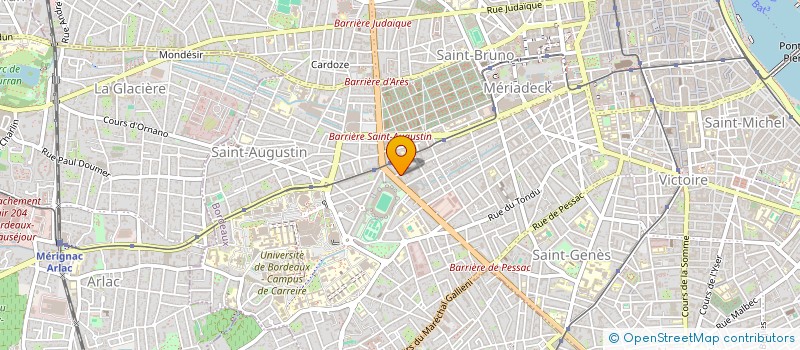 localisation de l'entreprise INTERBIO NOUVELLE-AQUITAINE à BORDEAUX