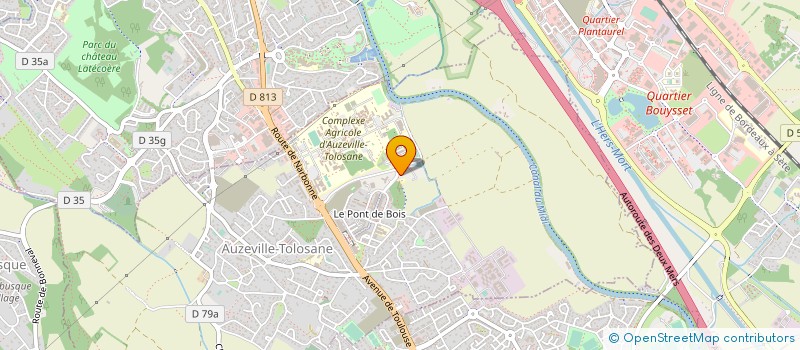 localisation de l'entreprise INTERBIO OCCITANIE à AUZEVILLE-TOLOSANE