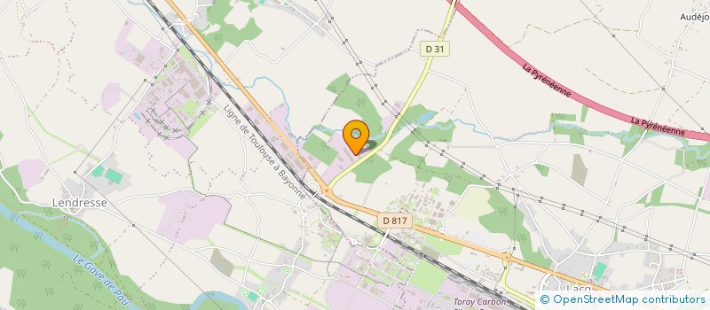 localisation de l'entreprise INTERBOIS  LACQ