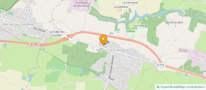 localisation de l'entreprise INTERBOIS à SEGRE-EN-ANJOU BLEU