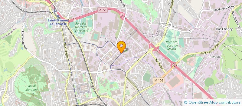 localisation de l'entreprise INTERBOX  SAINT-ETIENNE