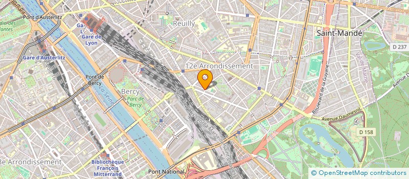 localisation de l'entreprise INTERBRIDGE à PARIS