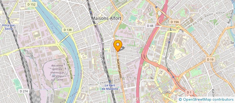 localisation de l'entreprise INTERCALL à MAISONS-ALFORT