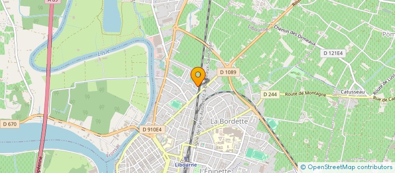 localisation de l'entreprise INTERCAMBIO INTERNATIONAL BUSINESS  LIBOURNE