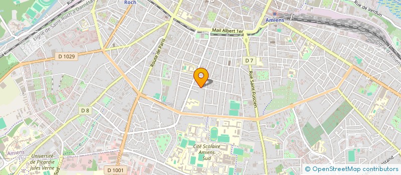 localisation de l'entreprise INTERCAMPUS à AMIENS