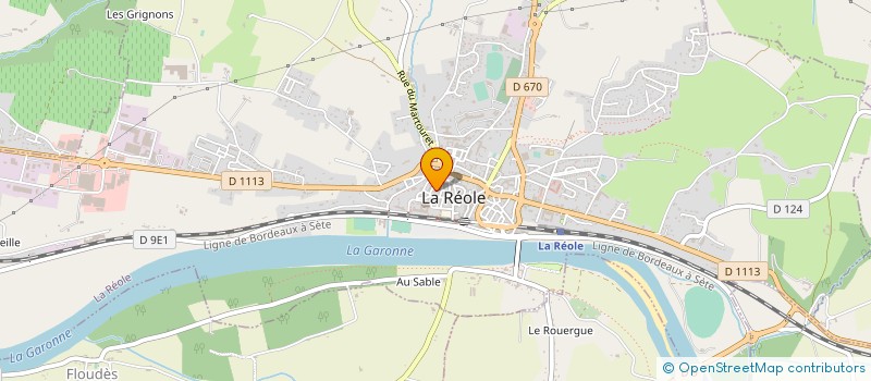 localisation de l'entreprise INTERCANTONALE D ACTION SOCIAL à LA REOLE