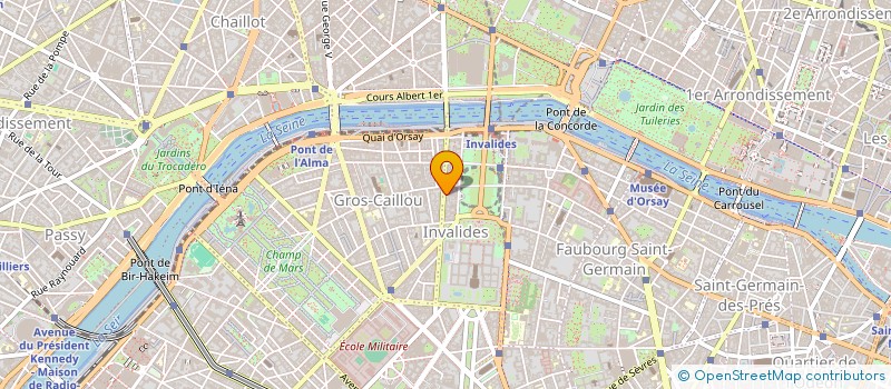 localisation de l'entreprise INTERCARE à PARIS