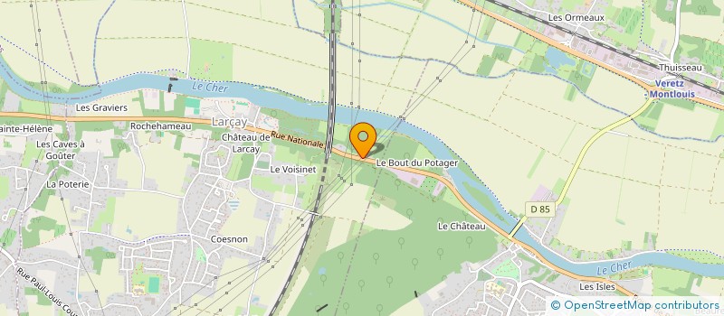 localisation de l'entreprise INTERCARS 37  LARCAY