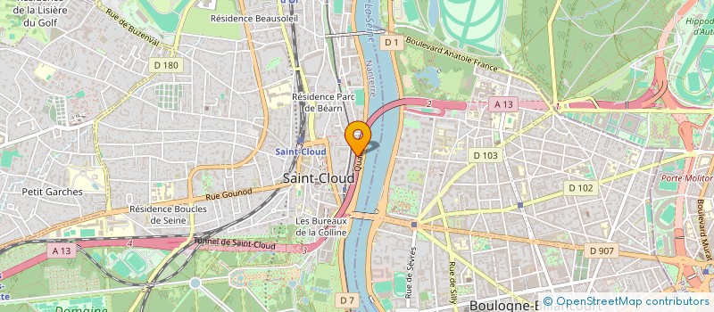 localisation de l'entreprise INTERCARTE INTERNATIONAL à SAINT CLOUD