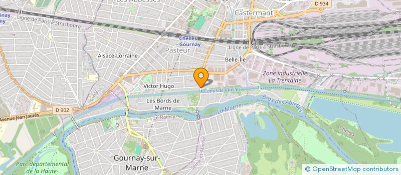 localisation de l'entreprise INTERCAT à CHELLES