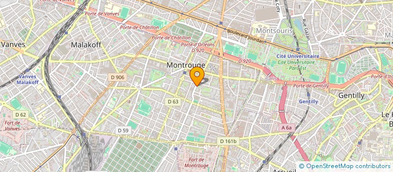 localisation de l'entreprise INTERCEPT TECHNOLOGY à MONTROUGE