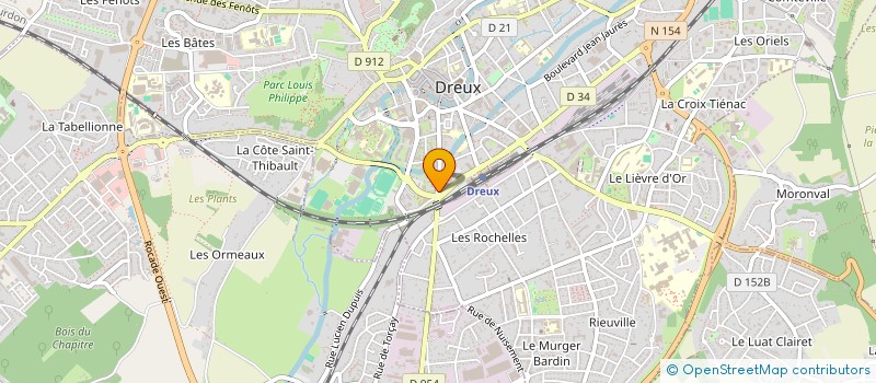 localisation de l'entreprise INTERCEPTE à DREUX