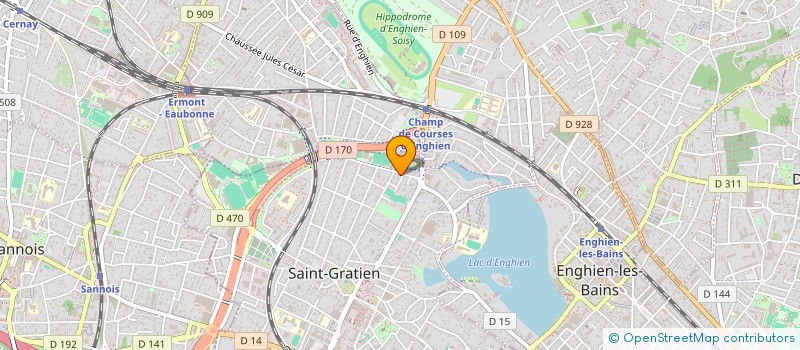 localisation de l'entreprise INTERCLASSE  SAINT-GRATIEN