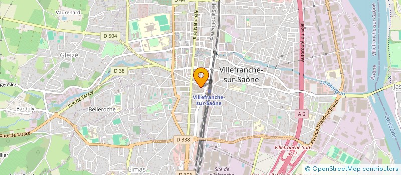 localisation de l'entreprise INTERCLASSE GENERALE à VILLEFRANCHE-SUR-SAONE