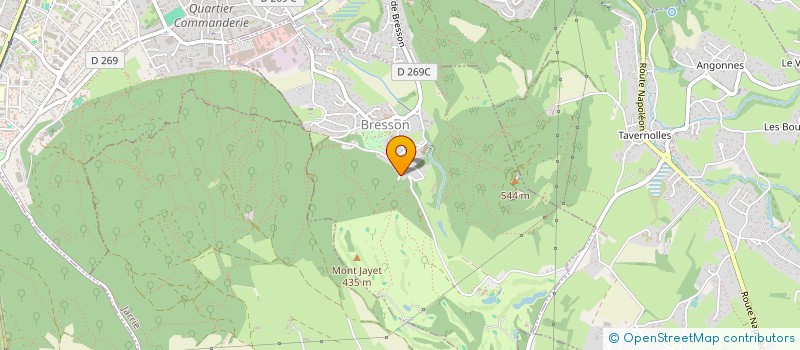 localisation de l'entreprise INTERCLIMA 38  BRESSON