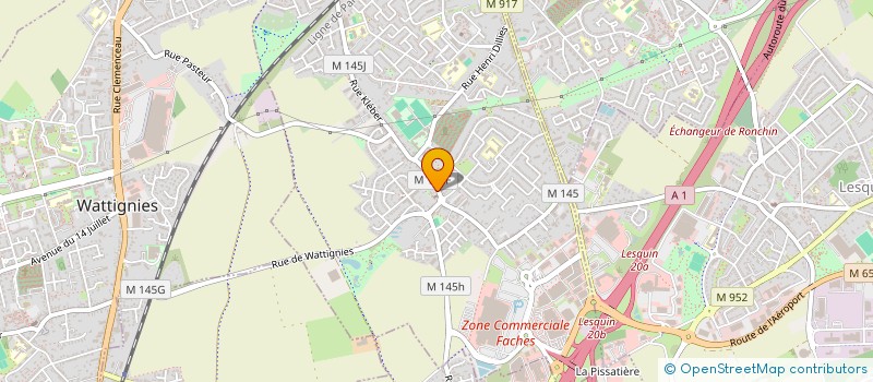 localisation de l'entreprise INTERCLOTURE  FACHES-THUMESNIL