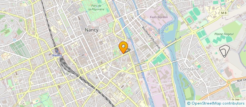 localisation de l'entreprise INTERCLUBS  NANCY