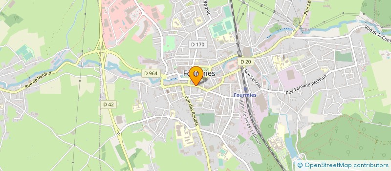 localisation de l'entreprise INTERCLUBS FOURMIES ET SA REGION  FOURMIES