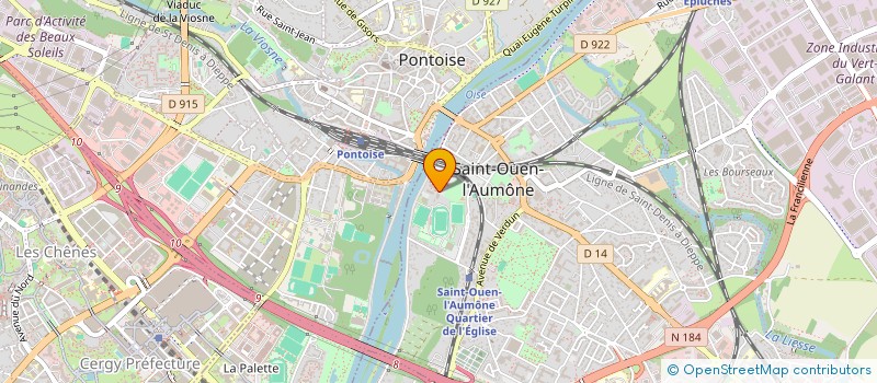 localisation de l'entreprise INTERCO ASSOCIATION à SAINT-OUEN-L'AUMONE