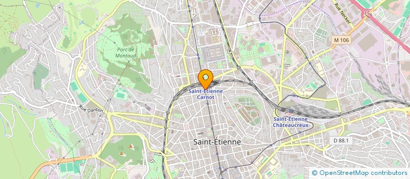 localisation de l'entreprise INTERCOM  SAINT-ETIENNE