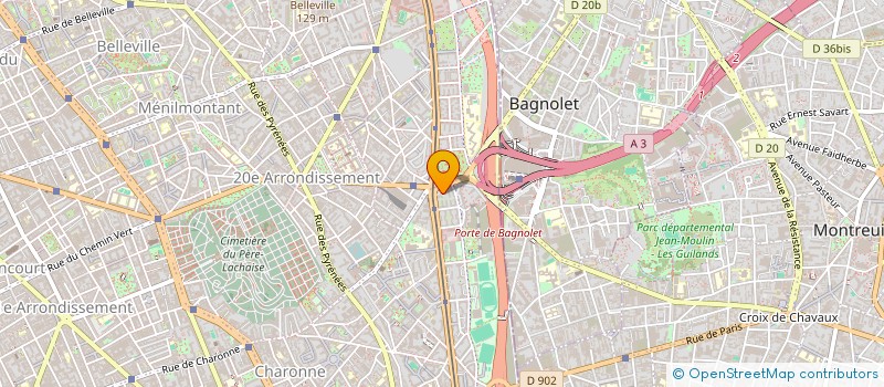 localisation de l'entreprise INTERCOM à PARIS