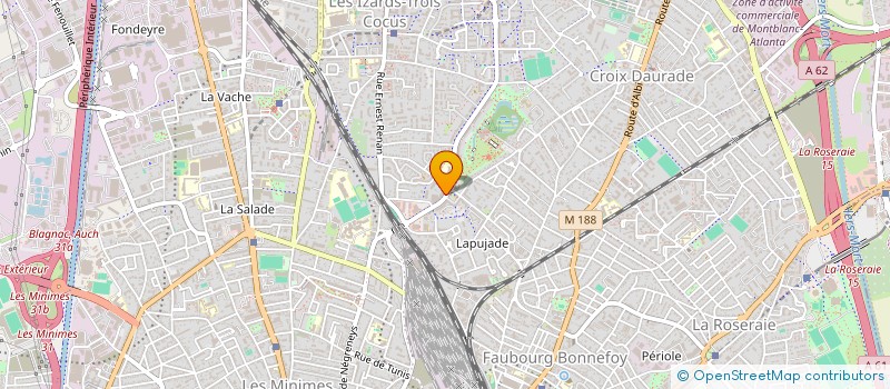 localisation de l'entreprise INTERCOM DEVEL COMMERCIAL à TOULOUSE