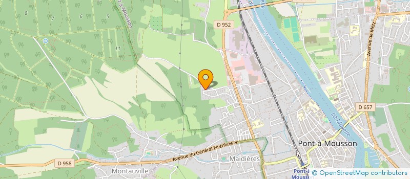 localisation de l'entreprise INTERCOM LORRAINE  PONT-A-MOUSSON