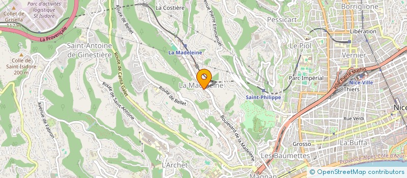 localisation de l'entreprise INTERCOM SERVICES à NICE